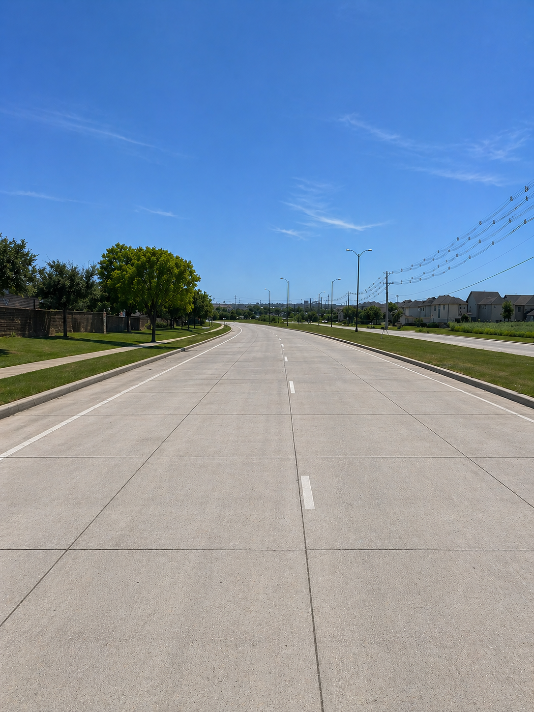 Road after repair